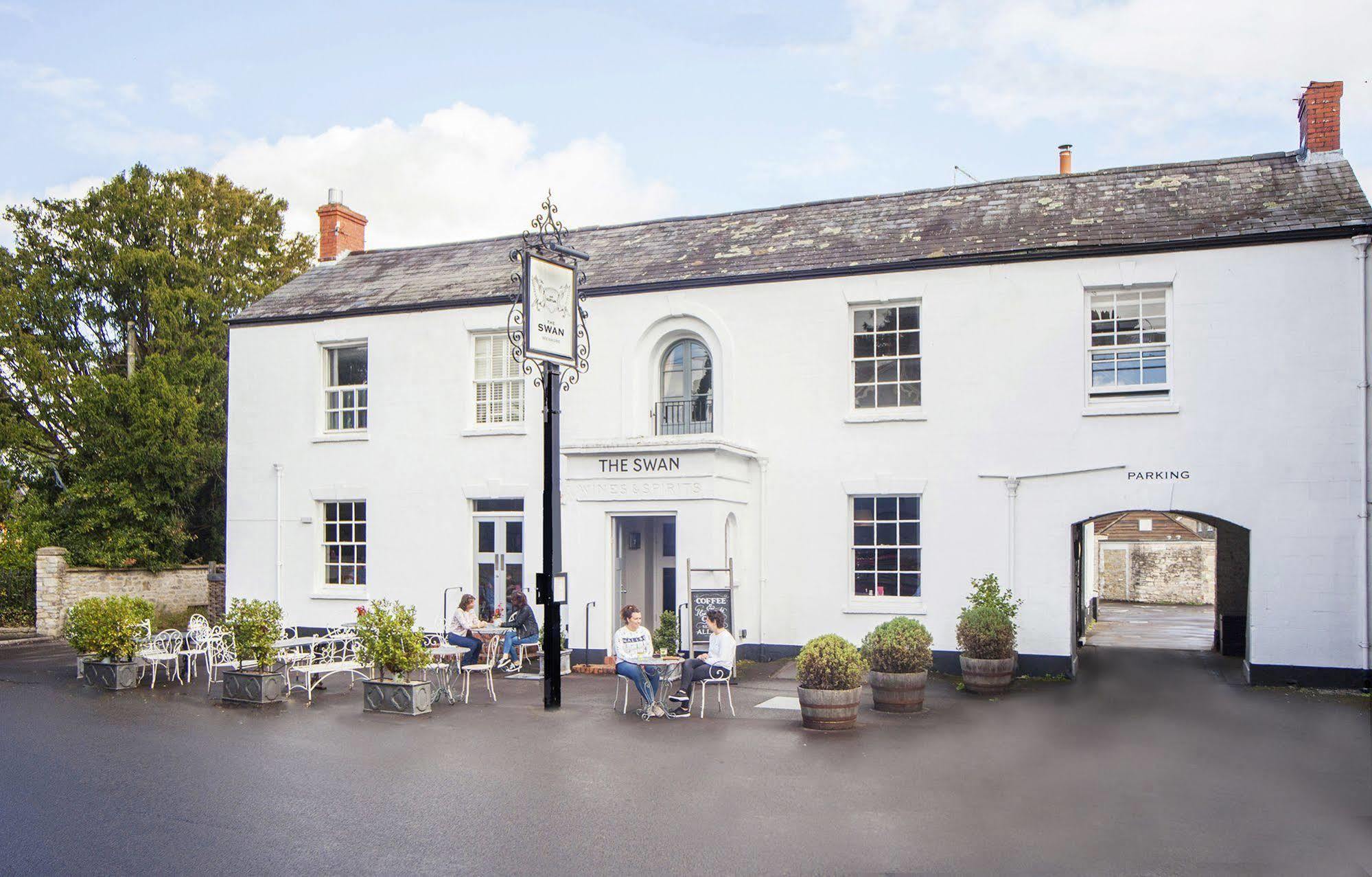 The Swan Hotell Wedmore Eksteriør bilde